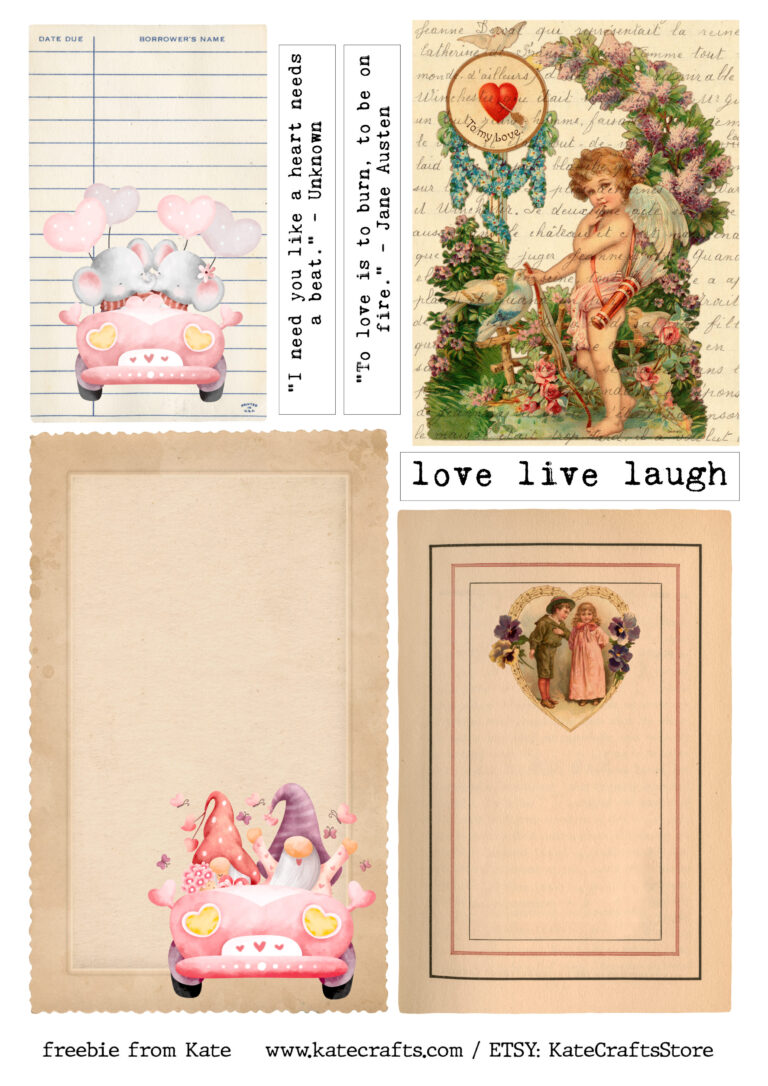 FREEBIE | Kate Crafts